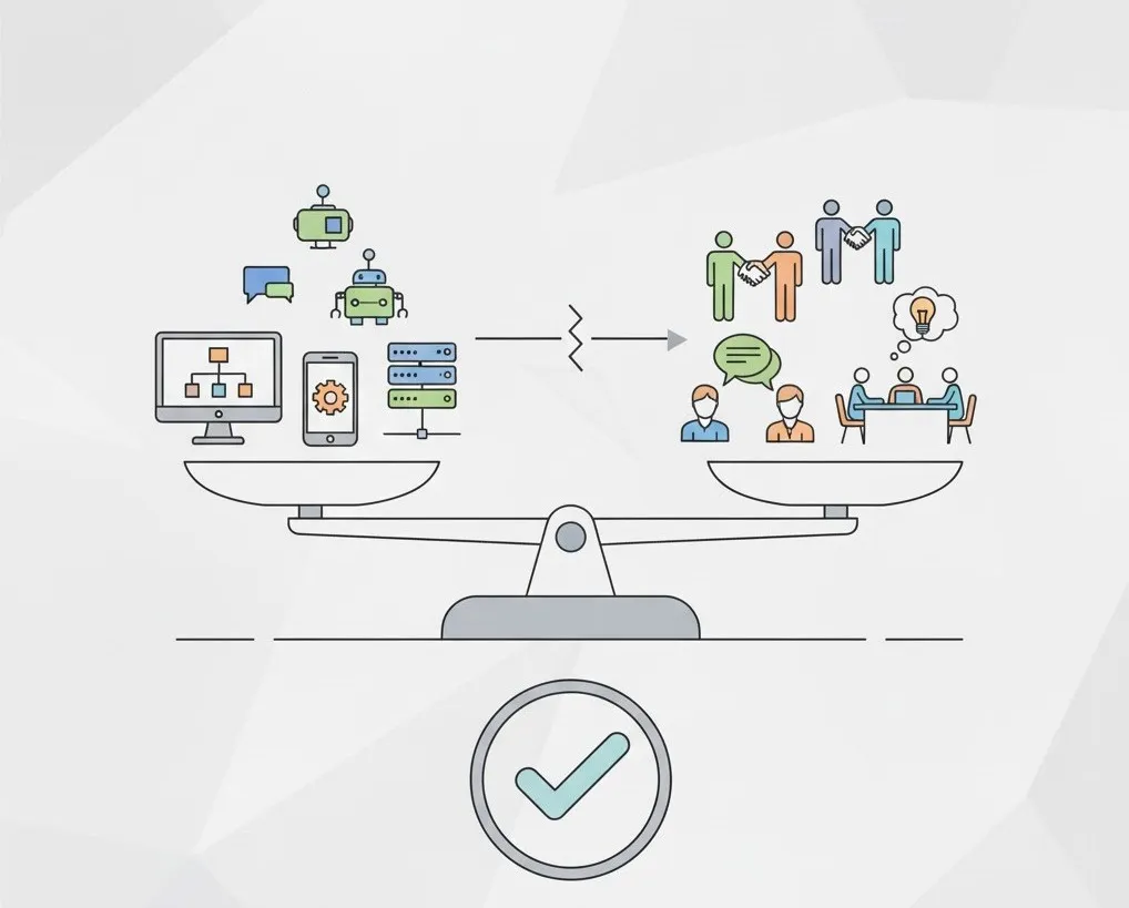 ایجاد تعادل بین فناوری و انسان