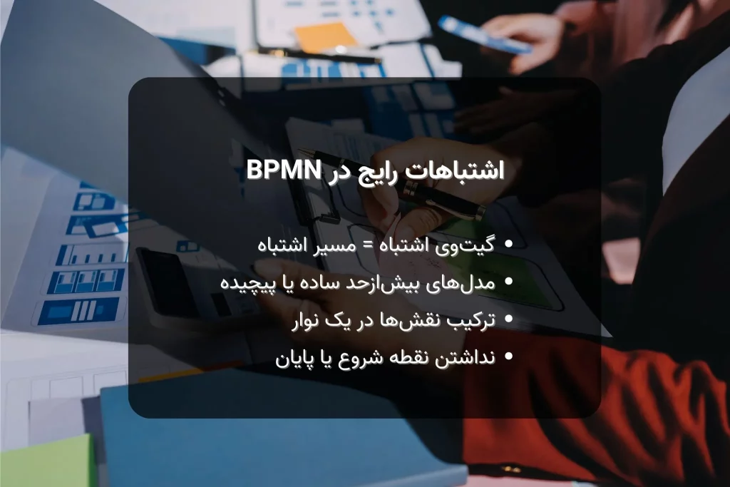 اشتباهات رایج در BPMN