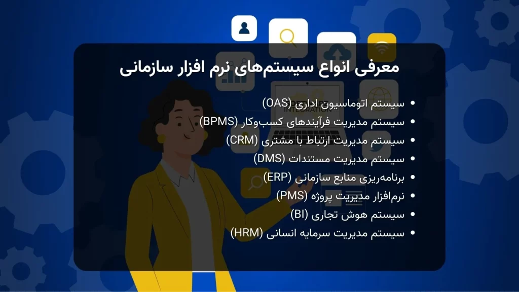 معرفی انواع سیستم_های نرم_ افزار سازمانی