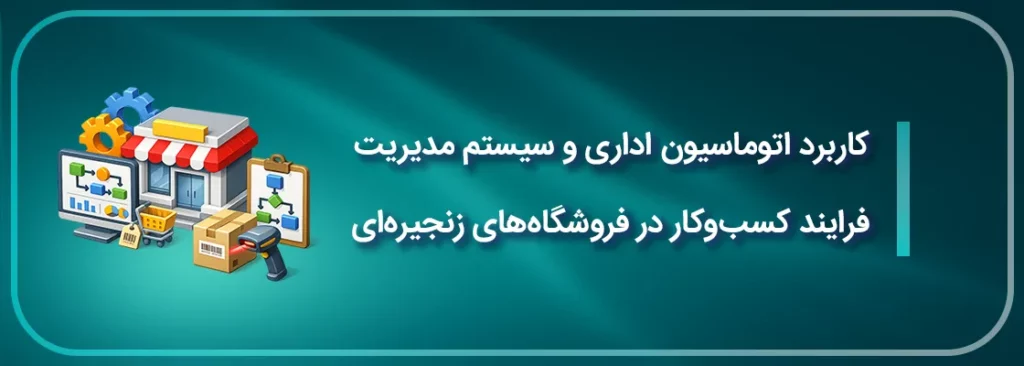 کاربرد اتوماسیون اداری و bpms در فروشگاه‌های زنجیره‌ای